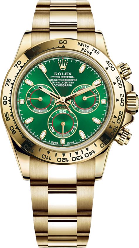 rolex green face gold diamonds|rolex daytona 116508 price.